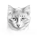 cats named Olaf and daisy tattoo design idea