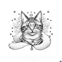cats named Olaf and daisy tattoo design idea