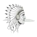 Indians scattered on dawn's highway bleedin' Ghosts crowd the young child's fragile eggshell mind. tattoo design idea