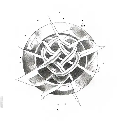 Incorporate elements of motocross and handball in a Japanese inspired sleeve tattoo tattoo design idea