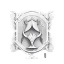 Ace of Spades tattoo design idea