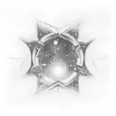 A nebula-inspired design with the client's favorite quote about education incorporated within it, symbolizing their dedication to teaching and learning. tattoo design idea