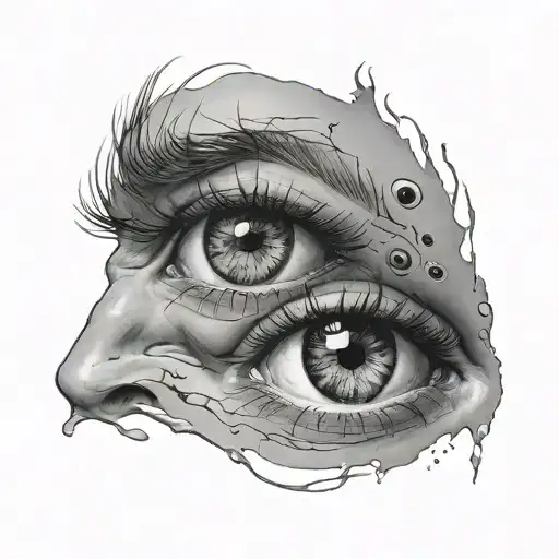 the eyes chico they never lie tattoo design idea