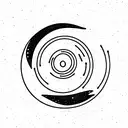 solar System compressed tattoo design idea