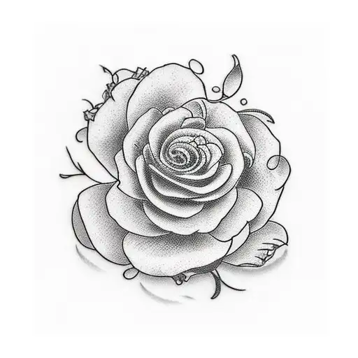 wrap around ankle tattoo with lilly flowers tattoo design idea