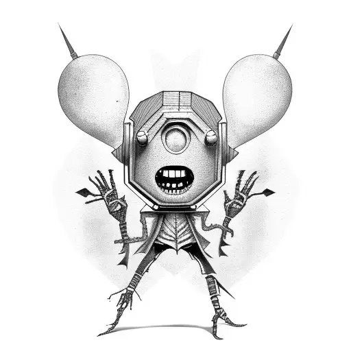 invader zim tattoo design idea