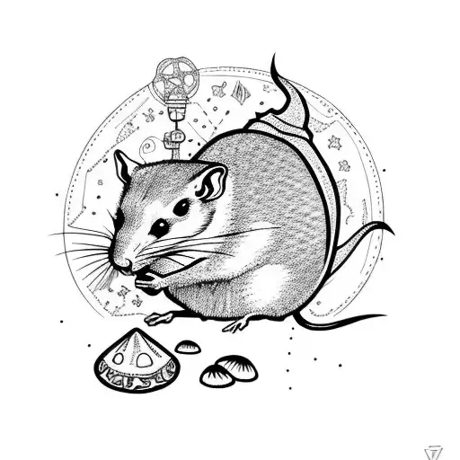 Dead Rat Tattoo Design by quotingstardust on DeviantArt