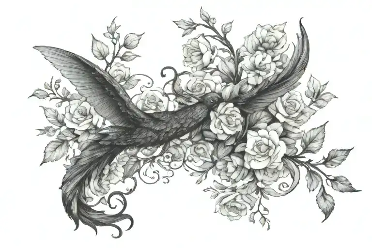 A tattoo design inspired by the works of classic French literature  tattoo design idea