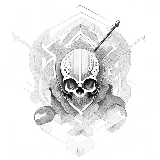 Deus ubique est tattoo design idea