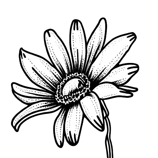 aster and lily of the valley on stack of books tattoo design idea