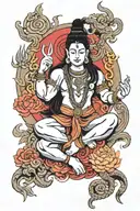 hindu god lord shiva tattoo design idea
