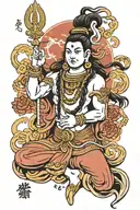 hindu god lord shiva tattoo design idea
