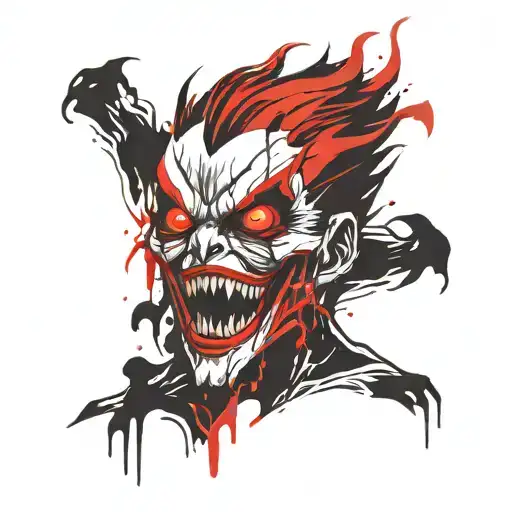 ryuk death note  tattoo design idea