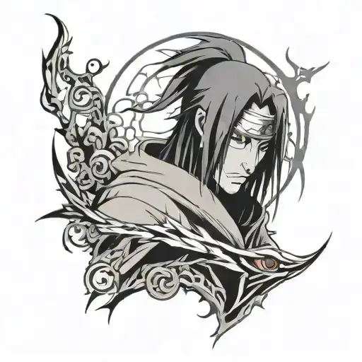 itachi uchiha tattoo design idea