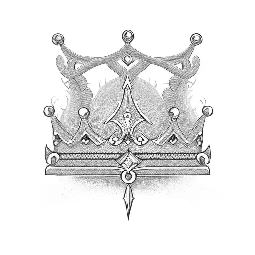 King's Crown tattoo design idea