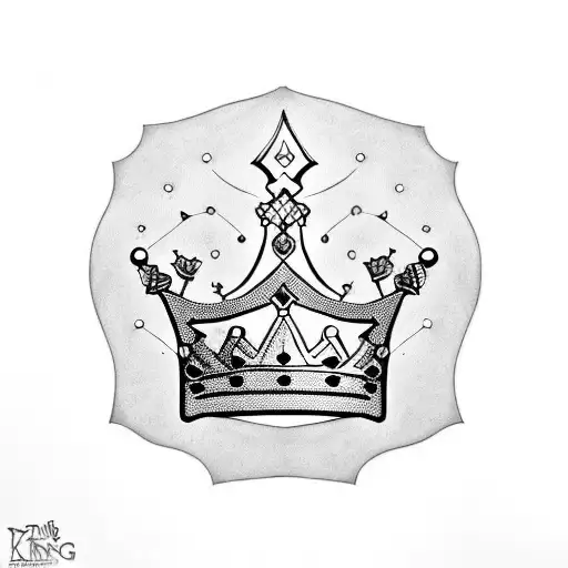 King's Crown tattoo design idea