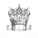 King's Crown tattoo design idea