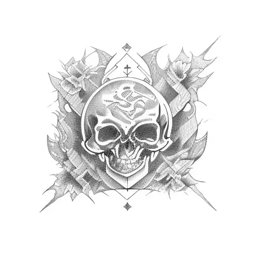 dead pc tattoo design idea