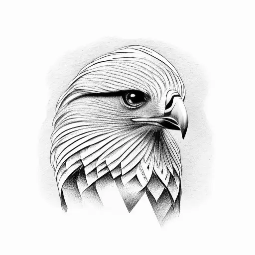 White crowned eagle holding irish harp tattoo design idea