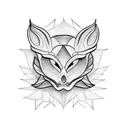 feminine fine line Phoenix with stipple shading tattoo design idea