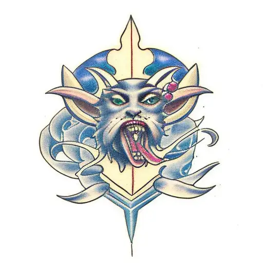 succubus tattoo design idea