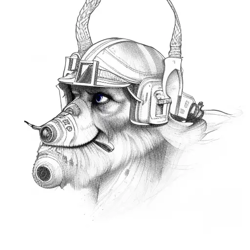 ak 47 tattoo design idea