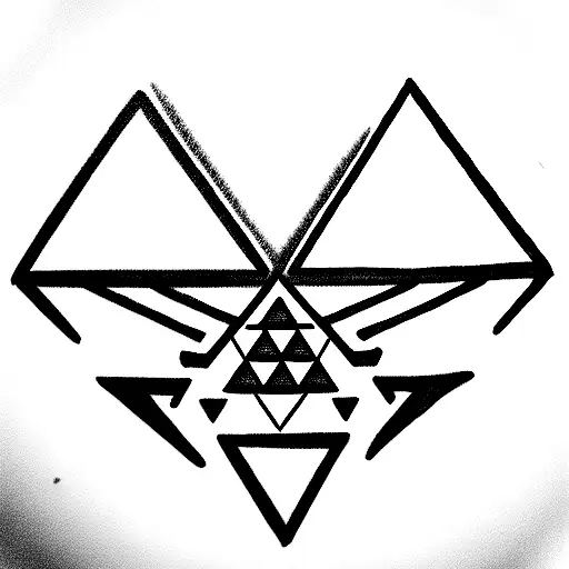Zelda Triforce tattoo design idea