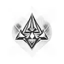 triforce tattoo design idea