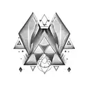 triforce tattoo design idea