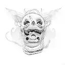 suicide rope tattoo design idea