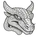 viper head  tattoo design idea