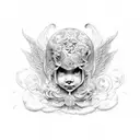 cherub  tattoo design idea