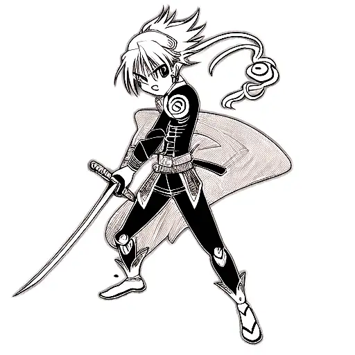 Sword tattoo design idea