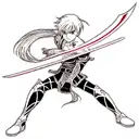 Sword tattoo design idea