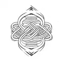 Infinity Symbol tattoo design idea
