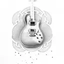 guitar tattoo design idea