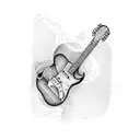 guitar tattoo design idea