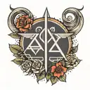GOD IS GREATER THAN THE HIGHS AND LOWS with word Patience tattoo design idea