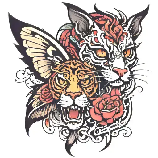 sin of pride tattoo design idea