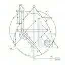 An intricate design combining economic graphs and legal symbols in a balanced composition tattoo design idea