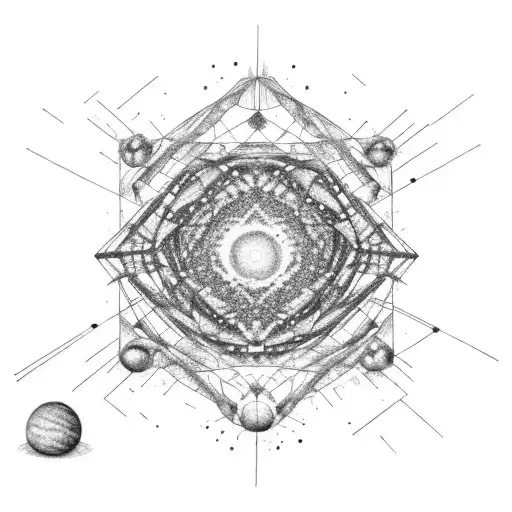 A shattered/broken DNA strand (double helix) with planets and stars mixed in between the broken parts.  tattoo design idea