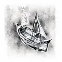 ship tattoo design idea
