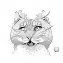 suminagashi laugh now cry later tattoo design idea