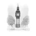 Big Ben  tattoo design idea