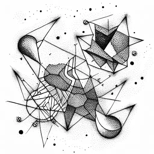  Big Dipper tattoo design idea