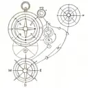 compass with a discreet element representing Zoro's sense of direction in One Piece such as his earrings, saber... tattoo design idea