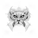 pai e filho tattoo design idea