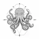 Octopus tattoo design idea