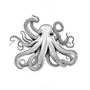 Octopus tattoo design idea