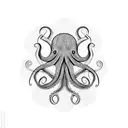 Octopus tattoo design idea